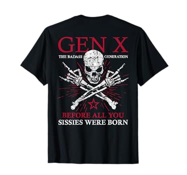 Amazon.com: Gen X Est. 1968 The Badass Generation Built